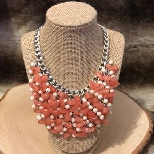 Charming Charlie’s Coral stone necklace